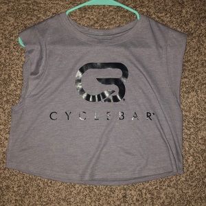 Cyclebar cropped workout top